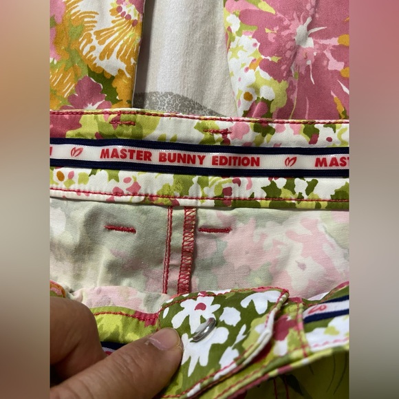 MASTER BUNNY EDITION Pastel Floral Tapered Leg Pants - Picture 10 of 15